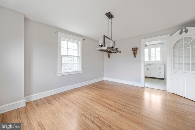 220 N Rolling Rd, Springfield, PA 19064 - unfurnished dining area with wood finished floors