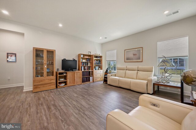 51 Old Forge Dr, Ocean View, DE 19970 - living area featuring wood finished floors and recessed lighting