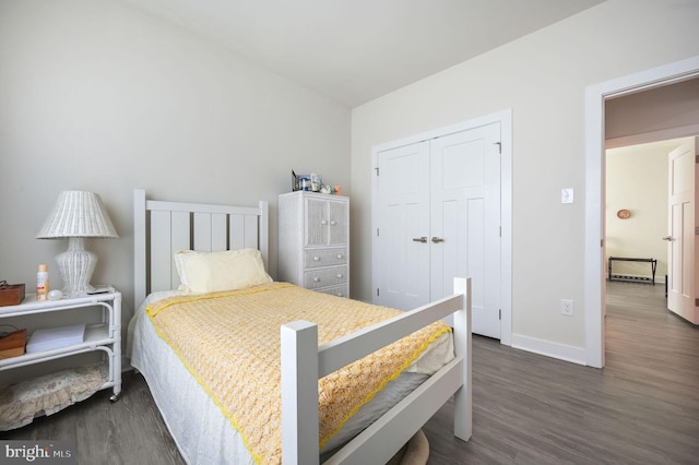 51 Old Forge Dr, Ocean View, DE 19970 - bedroom with dark wood finished floors and a closet