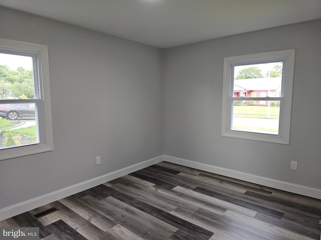 49 Gaylord Cir, Willingboro, NJ 08046 - unfurnished room featuring dark wood-type flooring and healthy amount of natural light