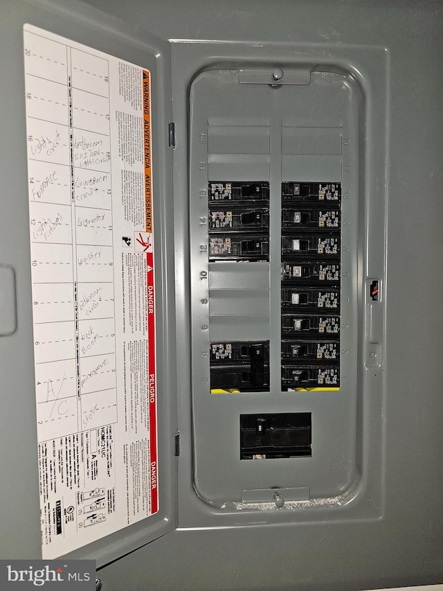 49 Gaylord Cir, Willingboro, NJ 08046 - utility room featuring electric panel