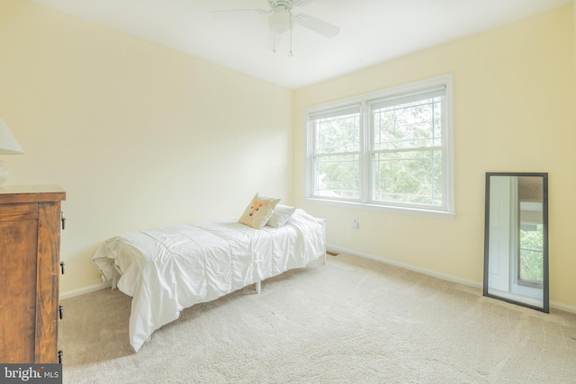 1439 Millikens Bend Rd, Herndon, VA 20170 - bedroom featuring carpet floors and ceiling fan