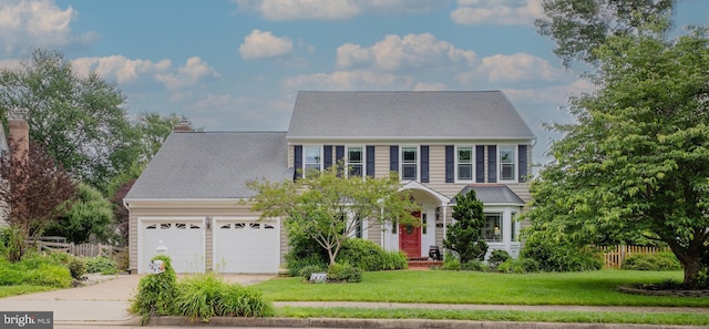 1439 Millikens Bend Rd, Herndon, VA 20170 - colonial home featuring driveway and an attached garage