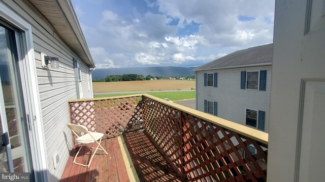 1288 Ox Rd Unit D, Woodstock, VA 22664 - wooden terrace featuring a view of countryside