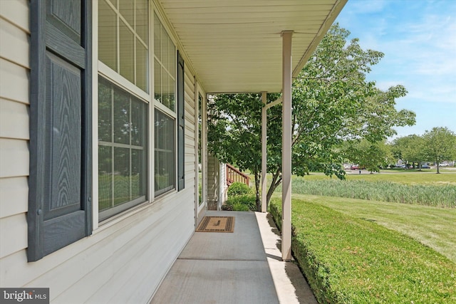 2408 Carriage Ln, Royersford, PA 19468 - porch with a lawn