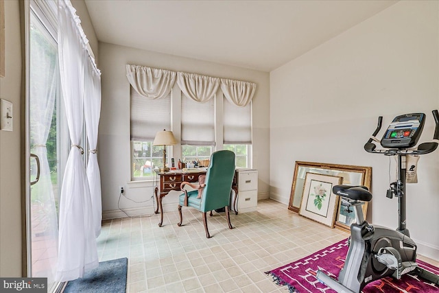16 Monte Carlo Dr, Hamilton, NJ 08691 - office area featuring baseboards