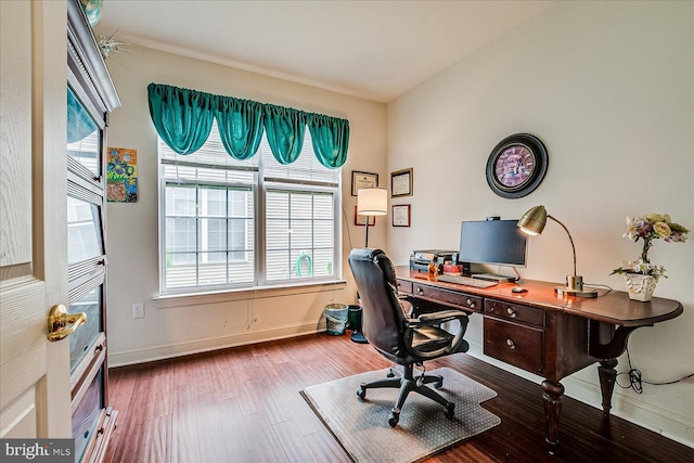 16 Monte Carlo Dr, Hamilton, NJ 08691 - office area with wood finished floors