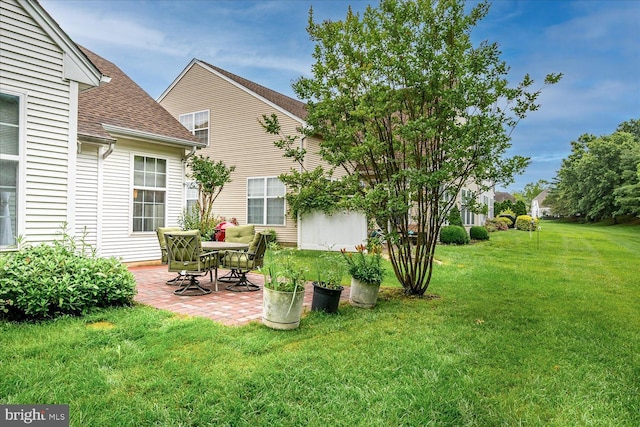 16 Monte Carlo Dr, Hamilton, NJ 08691 - view of green lawn with a patio area