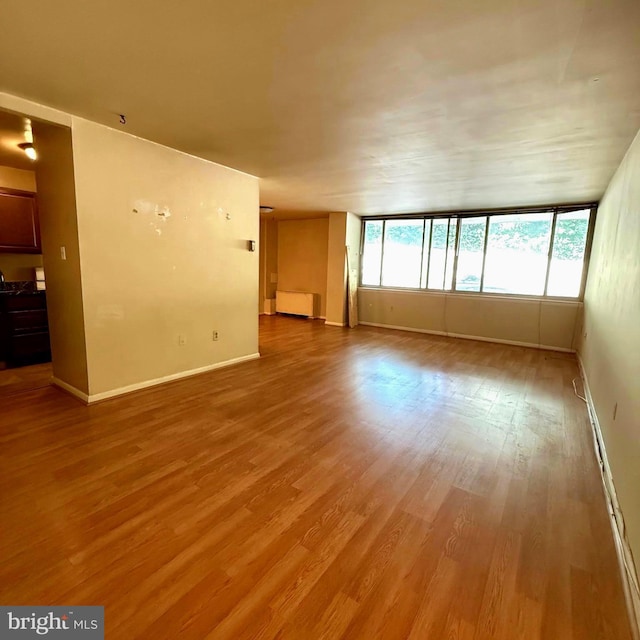 5565 Columbia Pike Unit 210, Arlington, VA 22204 - unfurnished living room with plenty of natural light and light wood-style floors