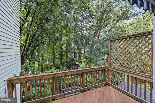 9405 Odyssey Ct, Burke, VA 22015 - view of wooden deck