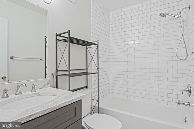 9405 Odyssey Ct, Burke, VA 22015 - bathroom with vanity and tub / shower combination
