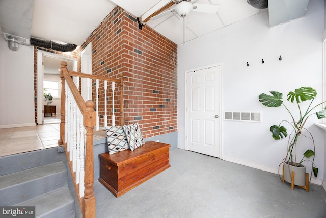 661 Schoolside Ln, Swarthmore, PA 19081 - view of exterior entry with ceiling fan