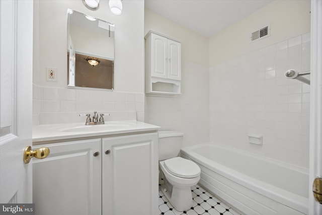 7512 Valley Ave, Philadelphia, PA 19128 - bathroom featuring vanity and tile walls