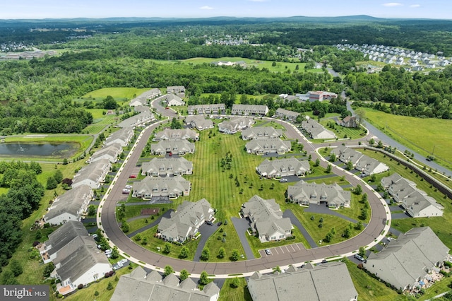 1080 Arbour Ln, Quakertown, PA 18951 - aerial view of residential area with a large body of water and a heavily wooded area