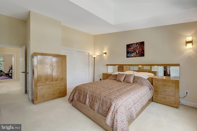 8162 Madrillon Ct, Vienna, VA 22182 - bedroom with light colored carpet and a closet