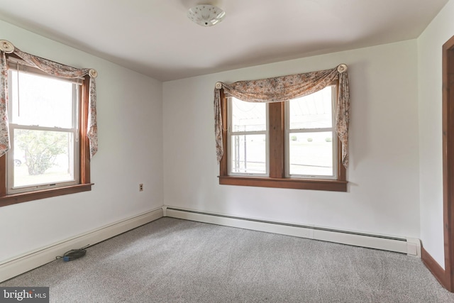 175 Dellville Rd, Duncannon, PA 17020 - carpeted spare room with healthy amount of natural light and a baseboard radiator