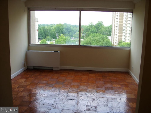 5500 Friendship Blvd Unit 1805N, Chevy Chase, MD 20815 - spare room featuring radiator and baseboards
