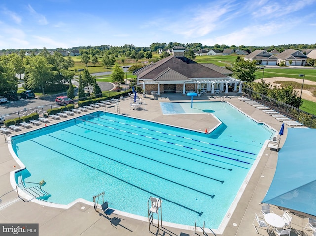35146 Wright Way, Millsboro, DE 19966 - community pool with a patio area and a pergola