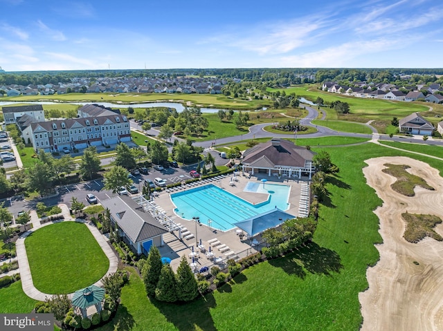 35354 Wright Way, Millsboro, DE 19966 - aerial view of residential area featuring a nearby body of water and a golf club