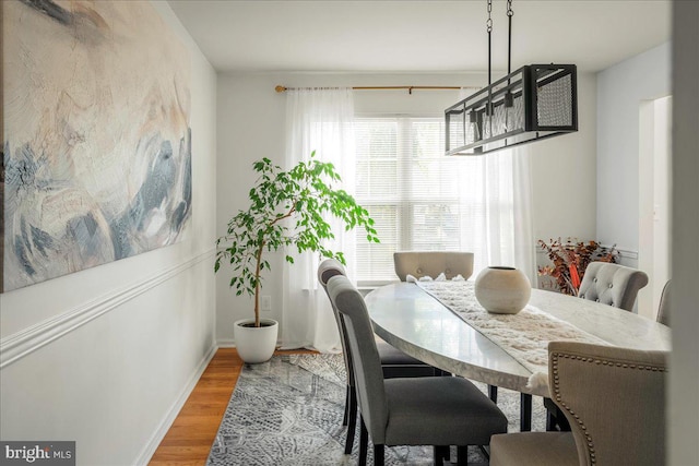 420 Highlands Blvd, Easton, PA 18042 - dining area featuring wood finished floors and baseboards