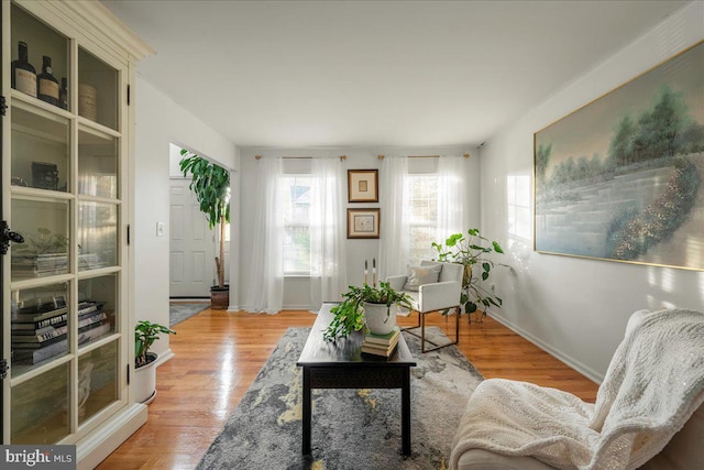 420 Highlands Blvd, Easton, PA 18042 - living area with wood finished floors and baseboards