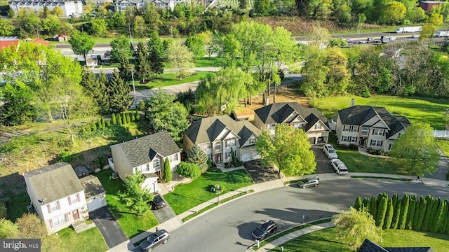 420 Highlands Blvd, Easton, PA 18042 - aerial perspective of suburban area with a tree filled landscape