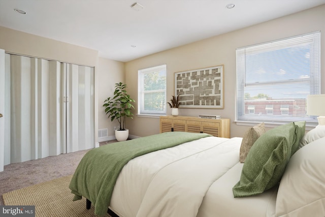 5100 12th St NE, Washington, DC 20011 - carpeted bedroom with recessed lighting