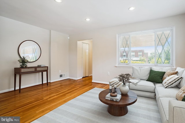 5100 12th St NE, Washington, DC 20011 - living area with wood finished floors and recessed lighting