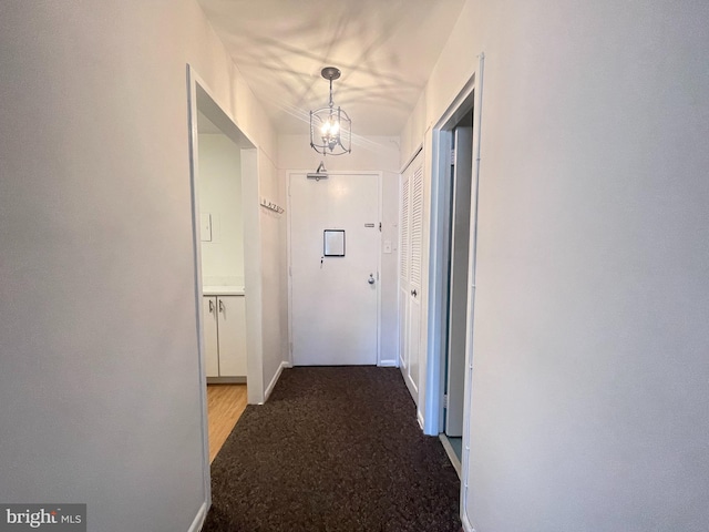 2939 Van Ness St NW Unit 743, Washington, DC 20008 - corridor featuring baseboards