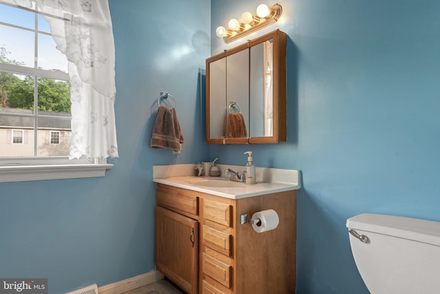 716 Euclid Ave, Lancaster, PA 17603 - half bathroom featuring vanity and toilet