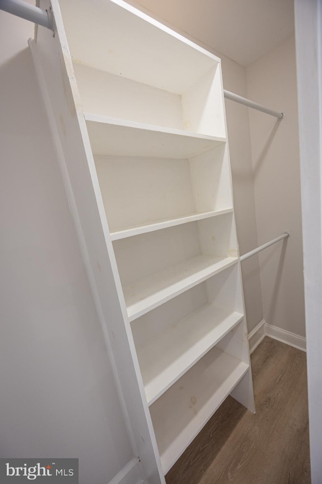 7127 Woolston Ave, Philadelphia, PA 19138 - spacious closet featuring dark wood finished floors