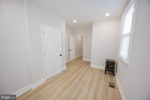 7127 Woolston Ave, Philadelphia, PA 19138 - spare room with light wood finished floors and recessed lighting