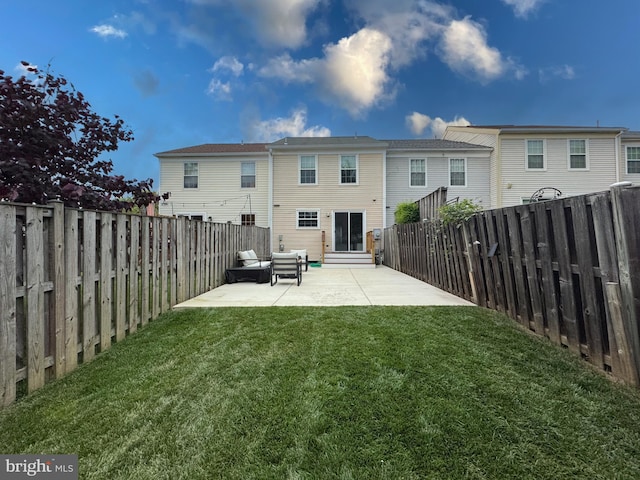 3159 Benton Square Dr, Olney, MD 20832 - rear view of property with a patio and a fenced backyard