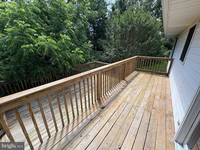 16 Carissa Ct, Owings Mills, MD 21117 - view of deck