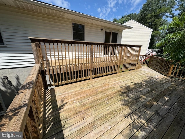 16 Carissa Ct, Owings Mills, MD 21117 - view of wooden deck