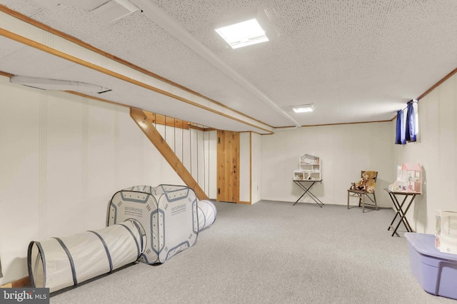 5947 Lillyan Ave, Baltimore, MD 21206 - finished basement featuring carpet flooring
