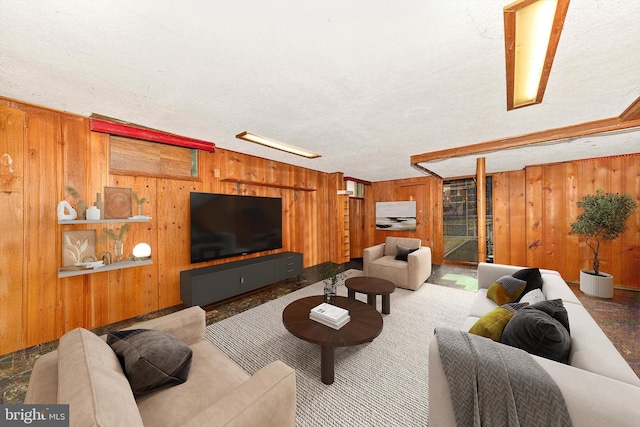 11944 Andrew St, Silver Spring, MD 20902 - living area with wood walls