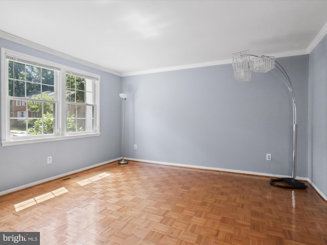 3390 Whipple Ct, Annandale, VA 22003 - empty room with baseboards and crown molding