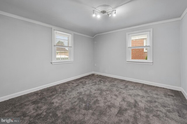 1112 Serrill Ave, Lansdowne, PA 19050 - unfurnished room with ornamental molding and carpet