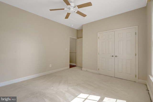 13854 Cinch Ln, Gainesville, VA 20155 - unfurnished bedroom with carpet flooring, a closet, and ceiling fan