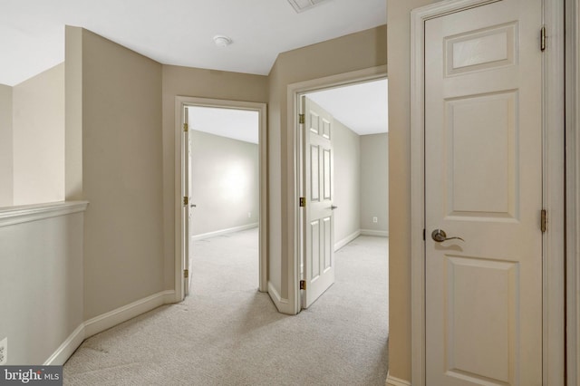 13854 Cinch Ln, Gainesville, VA 20155 - hall featuring light colored carpet and baseboards