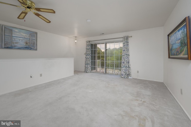 3808 Adelaide Dr, Mount Laurel, NJ 08054 - carpeted empty room featuring ceiling fan