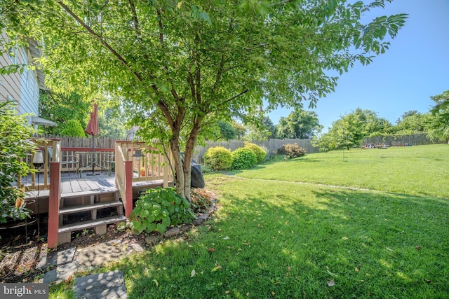 38 E Old Baltimore Pike, Media, PA 19063 - fenced backyard with a deck