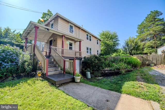 38 E Old Baltimore Pike, Media, PA 19063 - view of front of home featuring a porch