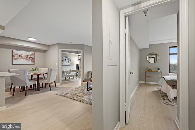 2400 Clarendon Blvd Unit 811, Arlington, VA 22201 - hallway with light wood-style flooring and baseboards