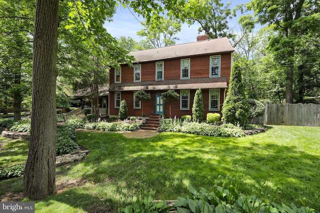 201 Laurence Dr, Moorestown, NJ 08057 - view of front of property featuring a chimney