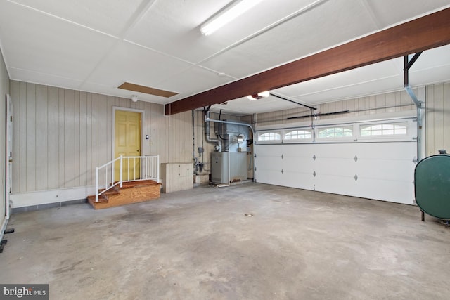 418 1st Ave, Clearfield, PA 16830 - garage with wooden walls and heating fuel