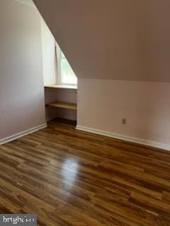 8535 Colony Cir, Easton, MD 21601 - additional living space with dark wood finished floors and lofted ceiling