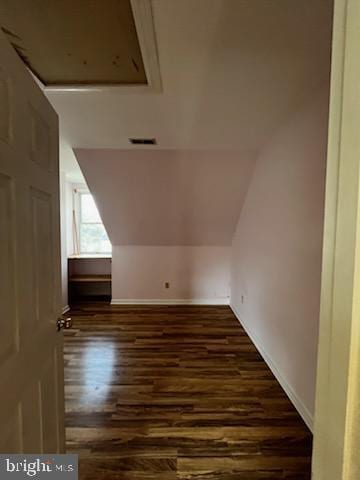 8535 Colony Cir, Easton, MD 21601 - additional living space featuring dark wood-style floors and lofted ceiling