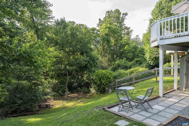 220 Buttercup Ln, Charlottesville, VA 22902 - view of yard featuring a patio